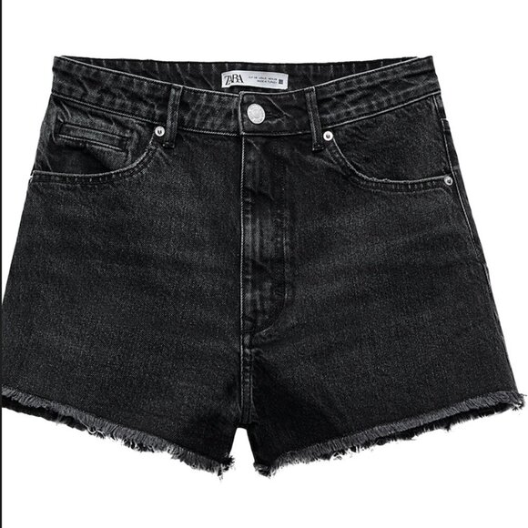 Zara Denim - ZARA HI-RISE DENIM SHORTS Size 34 NEW WITH TAG!